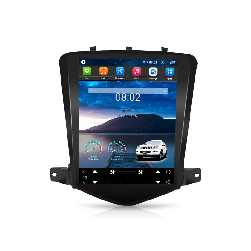 10.4 "Android 13 đài phát thanh xe cho Chevrolet Cruze J300 2008 2021 đa phương tiện Player GPS 2DIN Carplay Auto Stereo Màn Hình FM Bluetooth