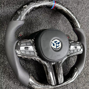 Personalizado para las Series 3 y 4, Clase C 320i 325i <span class=keywords><strong>330i</strong></span> 2019-2023, Volante de Cuero y Fibra de Carbono - Product Image 1