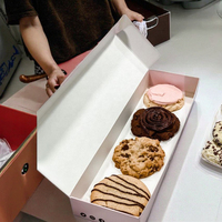 Boîte d'emballage en gros personnalisée pour biscuits, gâteaux, brownies, aliments, collations, biscuits, emballage de biscuits