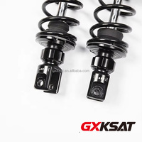 GXKSAT Peredam Kejut Belakang Sepeda Motor Skuter XMAX Berkualitas Tinggi X MAX Penyesuaian Ganda Pengurang Guncangan