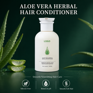 Après-shampoing liquide à l'aloe vera 300ml, rafraîchissant, antipelliculaire et nourrissant pour femmes, aux herbes naturelles, après-shampoing capillaire à l'aloe vera - Product Image 1
