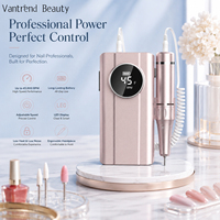 Vantrend Beauty - Outil électrique professionnel de manucure et pédicure avec écran LED, faible bruit, équipement de perceuse à ongles pour salon, fournitures pour ongles