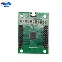 Console d'arcade encodeur USB avec zéro retard 2 joueurs contrôleur USB vers PC carte poussoir de pièces de boxe matière plastique tension 5V