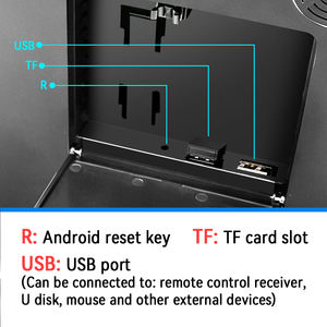 Écran tactile IPS de 18,5 pouces, lecteur multimédia motorisé pour montage au plafond, compatible <span class=keywords><strong>avec</strong></span> les <span class=keywords><strong>camping</strong></span>-cars, les voitures et les téléviseurs - Product Image 5