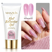 Polygel pour extensions d'ongles 12 couleurs, Gel de construction UV LED à durcissement rapide, sans HEMA ni TPO, Kit Polygel pour Nail Art, Manucure à domicile et en salon