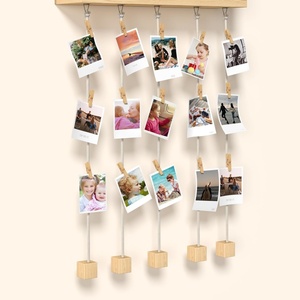 Étagères murales flottantes <span class=keywords><strong>en</strong></span> bois sculpté 3 pièces pour chambre d'enfant, présentoir à photos, rangement de jouets, meubles pour salle de bain d'enfants - Product Image 4