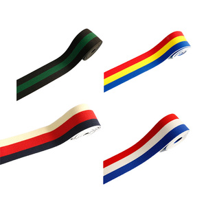 Supply Golden Supplier Yellow Elastic Rubber Band Reasonable Price Elastic Band Polyester 1.5 <strong>Inch</strong> Striped Elastic - Product Image 1