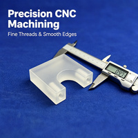 High Temp Resistant Opaque Quartz U Holder Precision Ground Fused Silica U Groove Part for Optical & Lab Testing Instruments