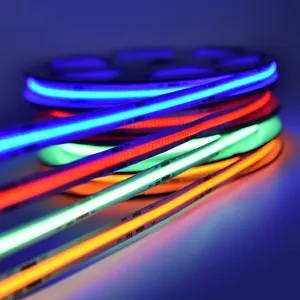 High Density Cob Strip LED Strip Light DC 12V 24V 3mm 5mm 8mm Ribbon Light IP20 COB Flexible LED Strip Light