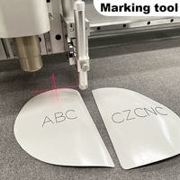 Machine de découpe CNC automatique numérique à plat pour cuir véritable, PU, chaussures, sacs, canapés