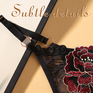 รีโมทคอนโทรลแบบถอดได้สำหรับผู้หญิง ของเล่นทางเพศเพื่อความสุขส่วนตัว ชุดชั้นในแบบสวมใส่ได้ มินิไวเบรเตอร์ กางเกงในลูกไม้ - Product Image 6