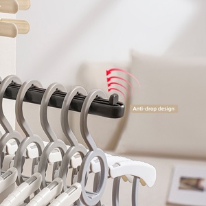 Multi-functional Bathroom Balcony <b>Clothes</b> Cap Hat Shelf Folding Hanger Storage <b>Rack</b> Non-perforated Home Gadgets Storage <b>Rack</b> - Product Image 1