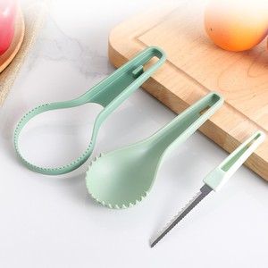 Autumn Winter Three-in-One Carving Tool Beibei Fruit Vegetable <strong>Carver</strong> PP Plastic Hot Pot Winter Melon Cup <strong>Pumpkin</strong> Core Digger - Product Image 6