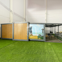 Ventes directes d'usine de maison portable préfabriquée résistante aux tempêtes maison de conteneur en acier moderne de luxe maisons à capsule mobiles