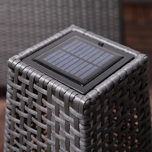 Luces LED para Patio, Lámpara Solar de Jardín de Mimbre para Exteriores, Luces Decorativas para el Hogar - Product Image 3