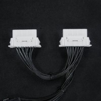 Cable de Extensión OBD2 de 16 Pines, Macho a Hembra, de Alta Resistencia, 16 Núcleos, Adaptador de Diagnóstico J1962 OBDII para Inspección de Automóviles
