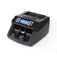 Compteur d'argent à prix réduit Compteur de billets le moins cher Dollar américain Euro Autre devise avec agrandir Écran LCD Compteur de devises bon marché