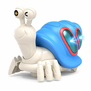 Jouet Électrique Universel en Forme de Conque Mobile avec Lumières LED et Musique, Jouet Interactif pour Enfants, Animal Rampant pour l'Éveil Éducatif et Cadeau d'Anniversaire - Product Image 3