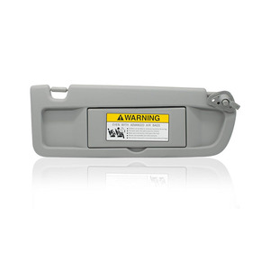 Pare-soleil Honda Civic 83280-SNA-A01ZA côté droit gris clair en PVC, pièce de toit à fixation par boucle - Product Image 4