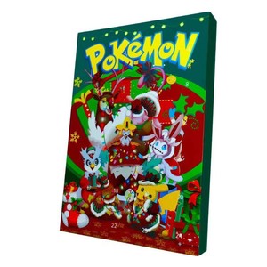 Stock Pokémoned Noël Avent Boîte Aveugle 24pcs PVC Vinyle Boîte Aveugle Pikachu Frozen Personnages pour Jouets Cadeaux - Product Image 6