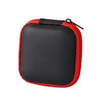 Étui pour casque en cuir PU EVA, étanche, sac de rangement pour câble de données, boîte de protection pour câble de données USB, durable et résistant à l'usure