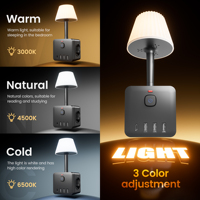 Multiprises avec veilleuse 3 couleurs, design cube, pour chambre d'hôtel, vente en gros B2B, logo personnalisé, fournisseur d'usine