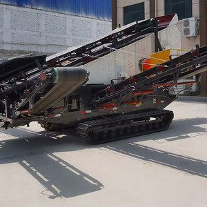 Crawler Type Mobile Screening Equipment Track Mounted 3 Way Double Deck Screener for Sale - Product Image 4