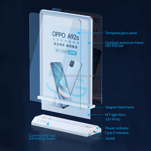 Tùy chỉnh nhôm a4a5 truy cập bàn hàng đầu bảng đứng Poster cửa sổ hiển thị hai mặt LED Độ sáng cao menu hộp Đèn - Product Image 3