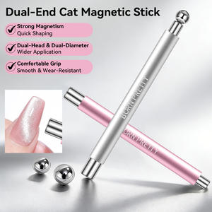 BORN PRETTY Herramienta Magnética para Uñas Ojo de Gato, Resistente, Doble Punta, Multifuncional, con Cuentas Magnéticas Redondas - Product Image 2