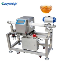 Detektor Logam Makanan Pipa Baja Tahan Karat Industri Easyweigh FMD-PL65 dengan Rating IP66 untuk Sosis, Saus, Susu, dan Minuman