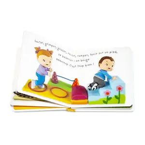 children story board book printing set of hard board books personalized children's book