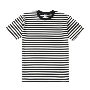 Camisetas Versátiles de Manga Corta a <span class=keywords><strong>Rayas</strong></span> <span class=keywords><strong>Blancas</strong></span> <span class=keywords><strong>y</strong></span> <span class=keywords><strong>Negras</strong></span> para Parejas, Estilo Simple para Hombre <span class=keywords><strong>y</strong></span> <span class=keywords><strong>Mujer</strong></span> - Product Image 3
