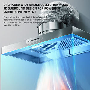 <span class=keywords><strong>Campana</strong></span> <span class=keywords><strong>Extractora</strong></span> de Cocina de Alquiler, Potente, de Acero Inoxidable, con Ventilación, 201, Suspendida en Isla, Gran Succión, Extractor de Humo, Mini <span class=keywords><strong>Campana</strong></span> <span class=keywords><strong>Extractora</strong></span> - Product Image 4