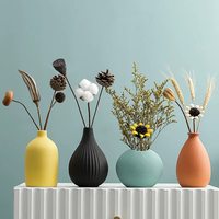 Arrangement de fleurs séchées de style Morandi et nordique pour la décoration intérieure du salon, des meubles TV/salle à manger/chaussures/vin - Fabriqué en Chine