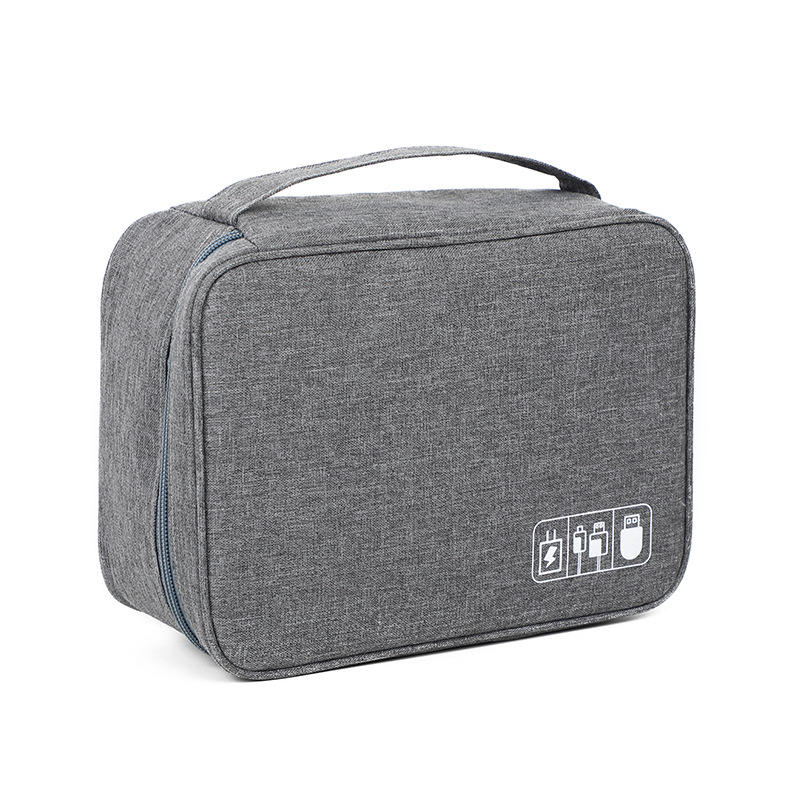 Sac de rangement pour câble de données-Gris