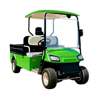 Fournisseur fiable, chariot de golf électrique avec batterie au lithium 48V de couleur personnalisée, 2 places, boîte de chargement, moteur AC 3KW, vitesse jusqu'à 50 km/h