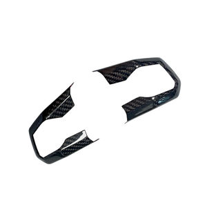 Für 2014-2021 Lamborghini Hurricane 580 True Carbon Fiber Auto Innen zubehör Lenkrad Knopf Dekoration Rahmen - Product Image 2