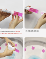 Gel nettoyant pour toilettes en forme de fleur de haute qualité, vente en gros, agent de nettoyage de toilettes personnalisé