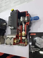 Pompe à piston GTM 15LPM 20MPA haute pression avec piston céramique, joint d'étanchéité Parker en acier inoxydable 316, garantie 1 an, OEM pour usage industriel