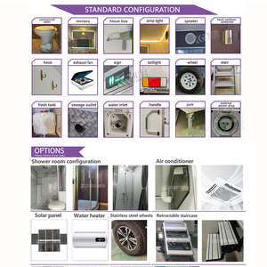 WC portable de luxe VIP pour salle de bain, remorque WC pour mariage, toilettes mobiles pour camping - Product Image 6