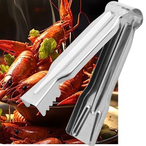 Outil de cuisine robuste en acier inoxydable pour éplucher et éviscérer les crevettes, idéal pour retirer les coquilles de homard et de crabe - Product Image 1