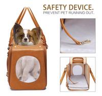 Sac de transport pour animaux de compagnie en nylon de qualité supérieure, écologique, avec roues, approuvé par les compagnies aériennes, pliable, imperméable, pour chat et chien, avec fermeture éclair, poussette, randonnée