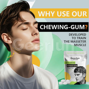 OEMプライベートラベル エネルギー＆集中力強化 顎ライン強化ガム 顔の筋肉トレーニング 超強力噛むガム 顎ライン用 - Product Image 3