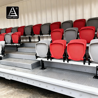 Tribunes modulaires préfabriquées intelligentes en conteneurs maritimes pour événements sportifs en extérieur