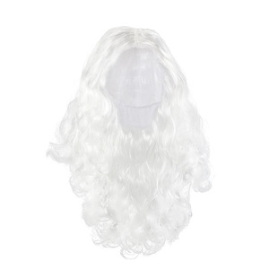 Chapeau <span class=keywords><strong>de</strong></span> Noël pour costume avec perruque et <span class=keywords><strong>barbe</strong></span> blanches, en soie domestique, fabriqué à Zhejiang, exclusivement pour l'exportation transfrontalière Europe-Amérique - Product Image 5