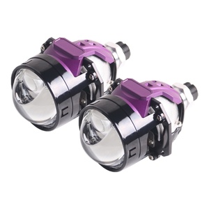 Sanvi New Super Bright S6-1 100W 6000K 12V Car Lights <b>H4</b> H7 LED Projector Lens Headlight - Product Image 1