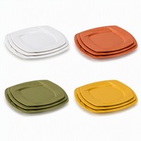 Bol à soupe en mélamine bicolore, léger, durable et design gain de place