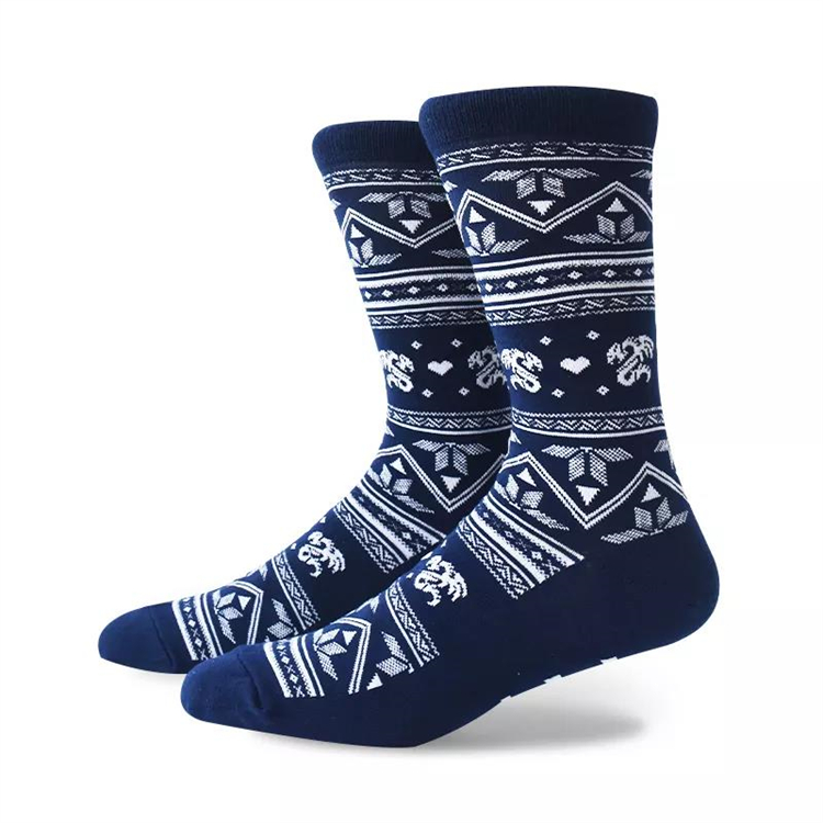 High Quality Custom Logo Men Crew Socks Everyday Casual Soft Comfortable Crew Socks Seamless Toe Socks