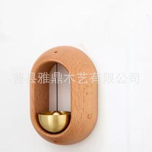 Sonnette de porte en bois massif de style chinois, installation facile, sonnette d'entrée pour la maison - Product Image 2