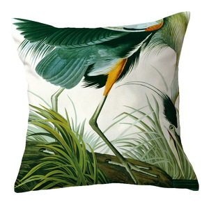 低MOQホームデカフローラル & リーフ柄ポリエステルクッションカバー枕ケースソファ用トロピカルホームデコ - Product Image 6